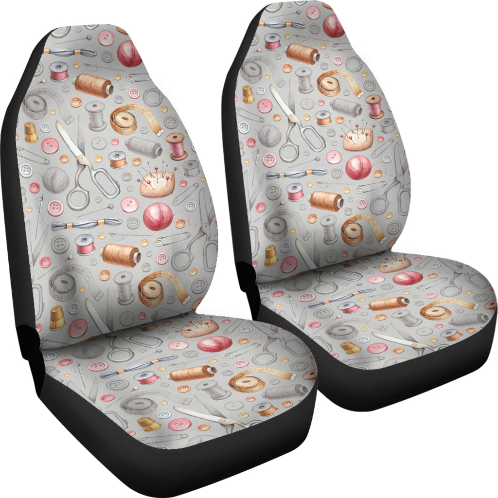 Sewing Equipment Print Design LKS302 Car Seat Covers