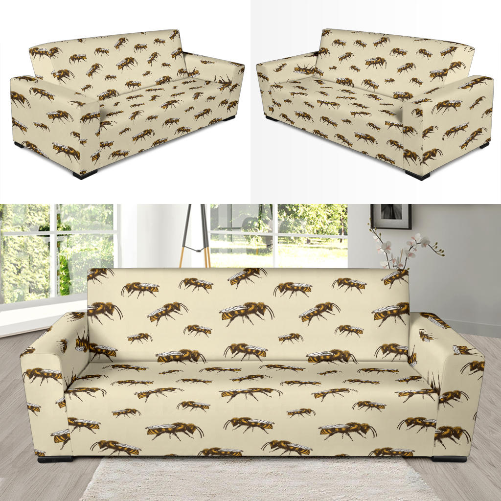 Bee Print Design LKS306 Sofa Slipcover