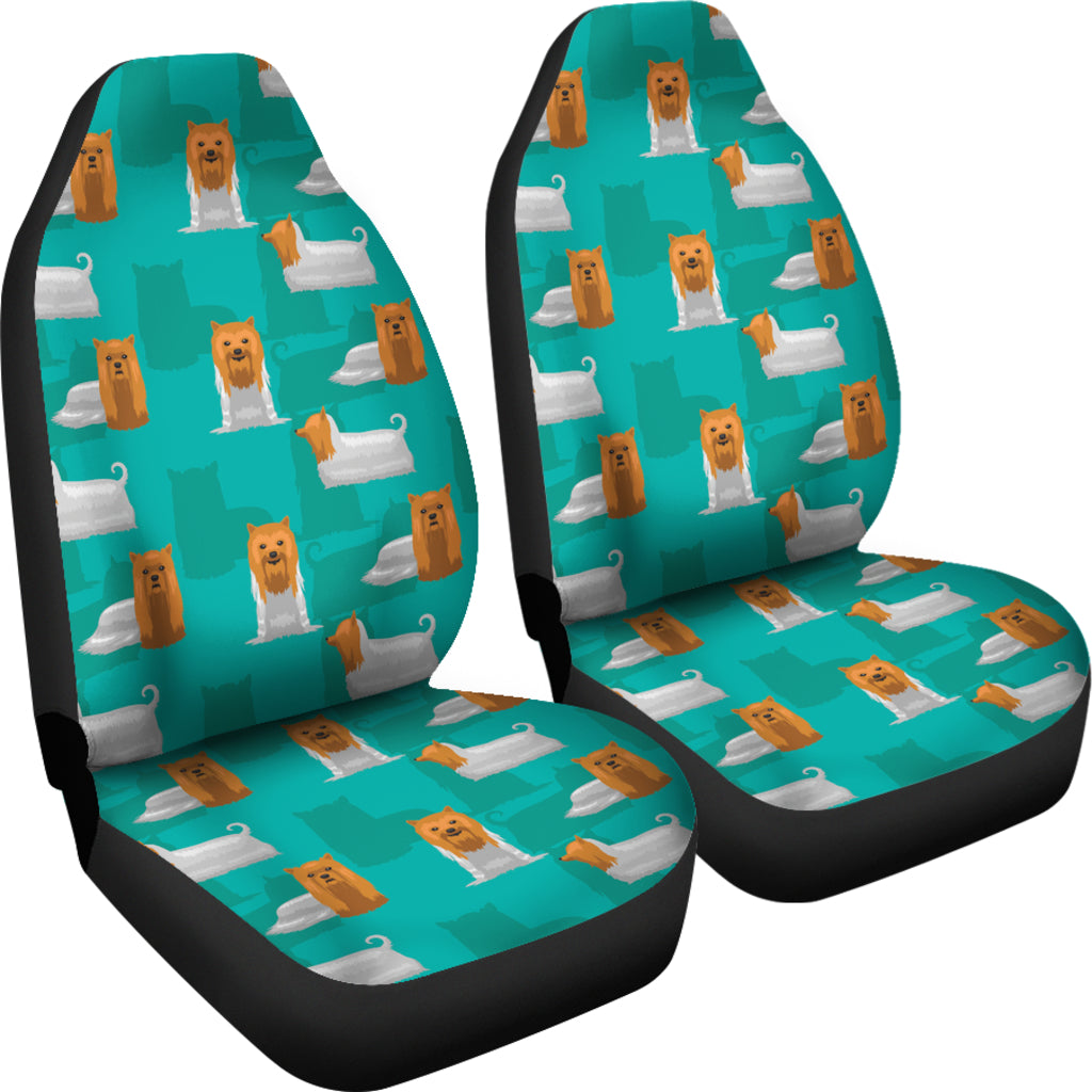 Silky Terriers Print Design LKS301 Car Seat Covers