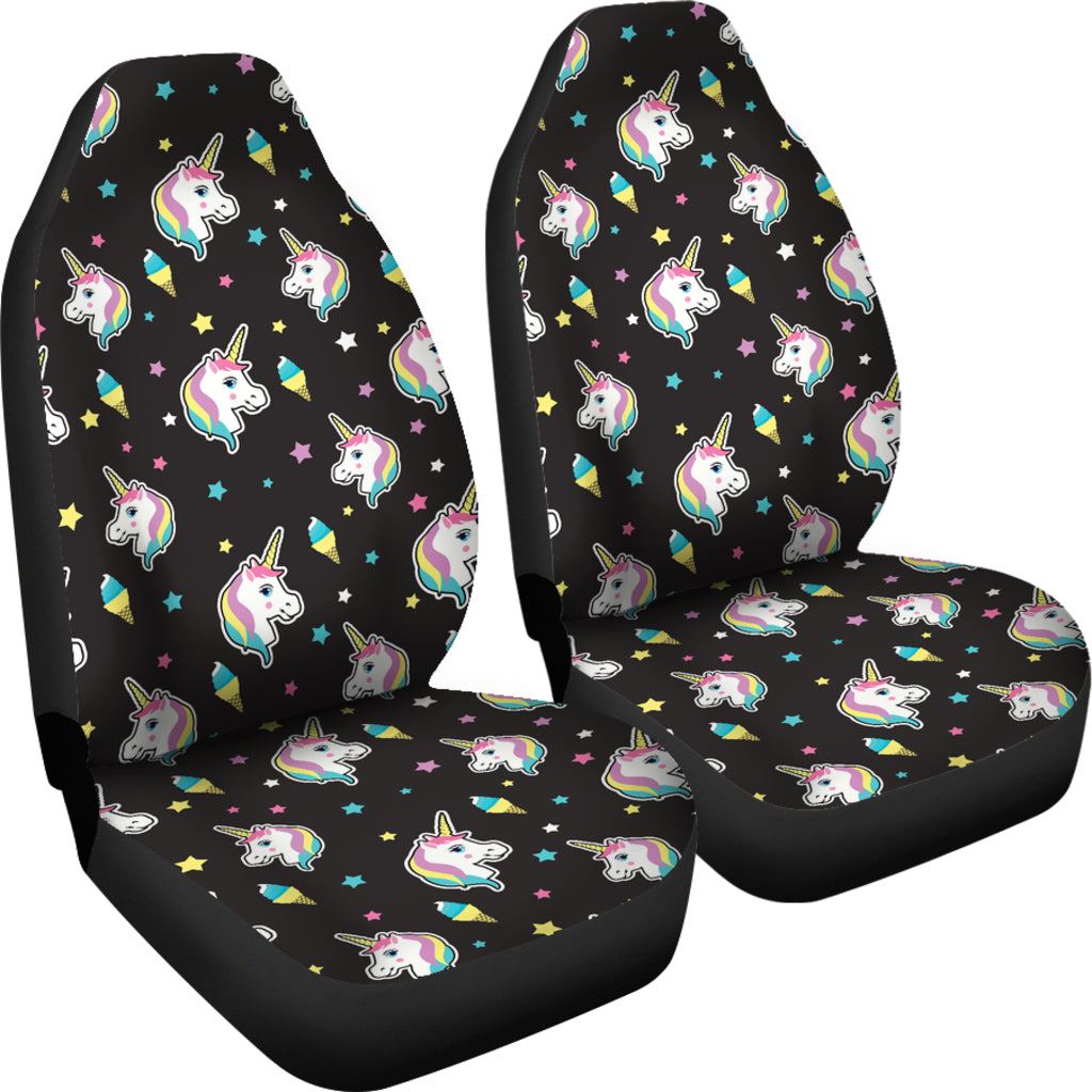 Unicorn Print Design LKS302 Car Seat Covers