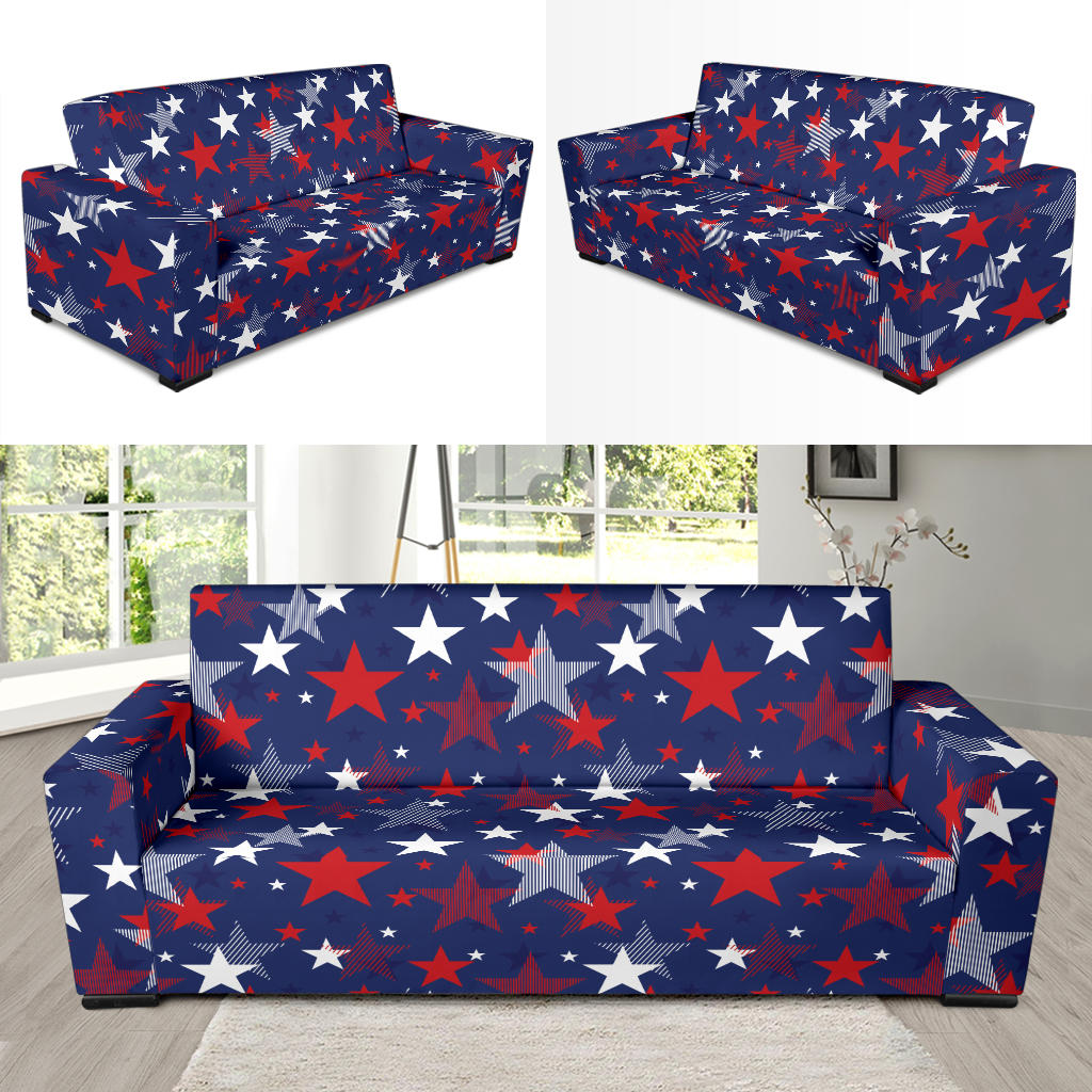 Star Print Design LKS304 Sofa Slipcover