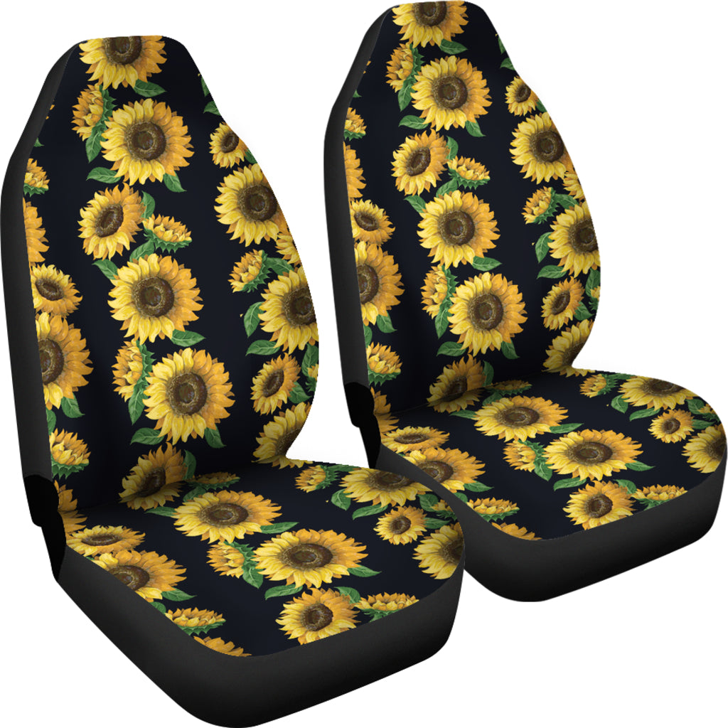 Sunflower Print Design LKS306 Car Seat Covers