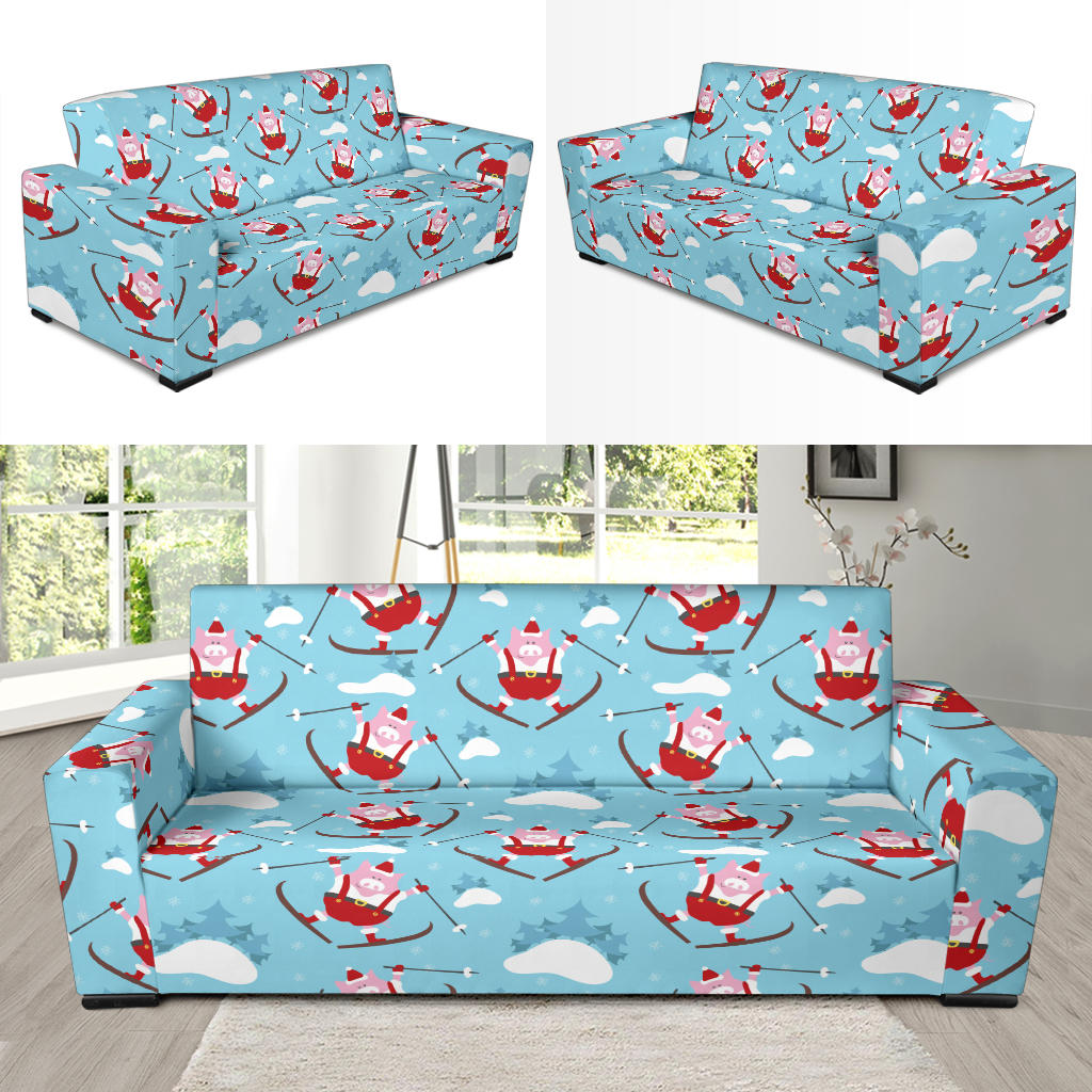 Ski Print Design LKS309 Sofa Slipcover