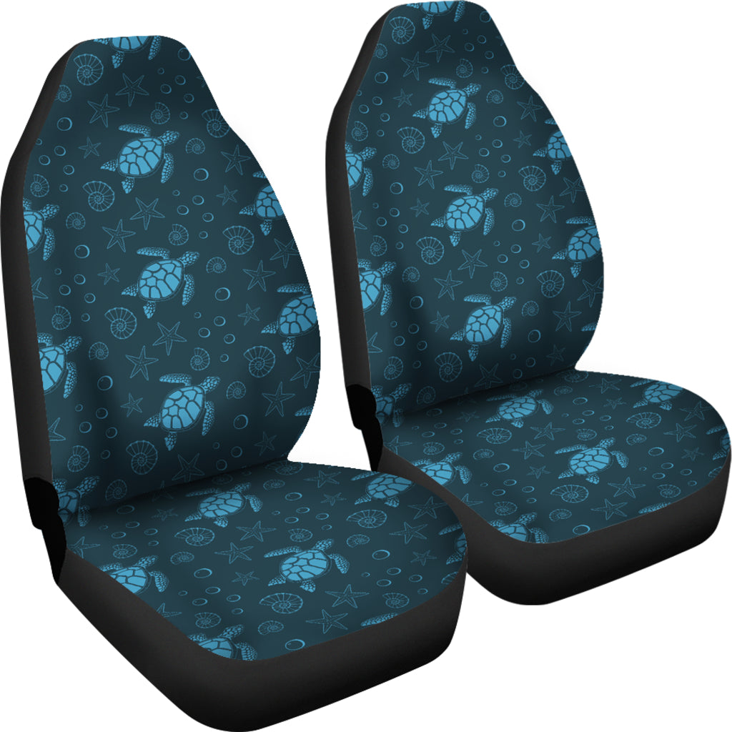 Sea Turtle Print Design LKS308 Car Seat Covers