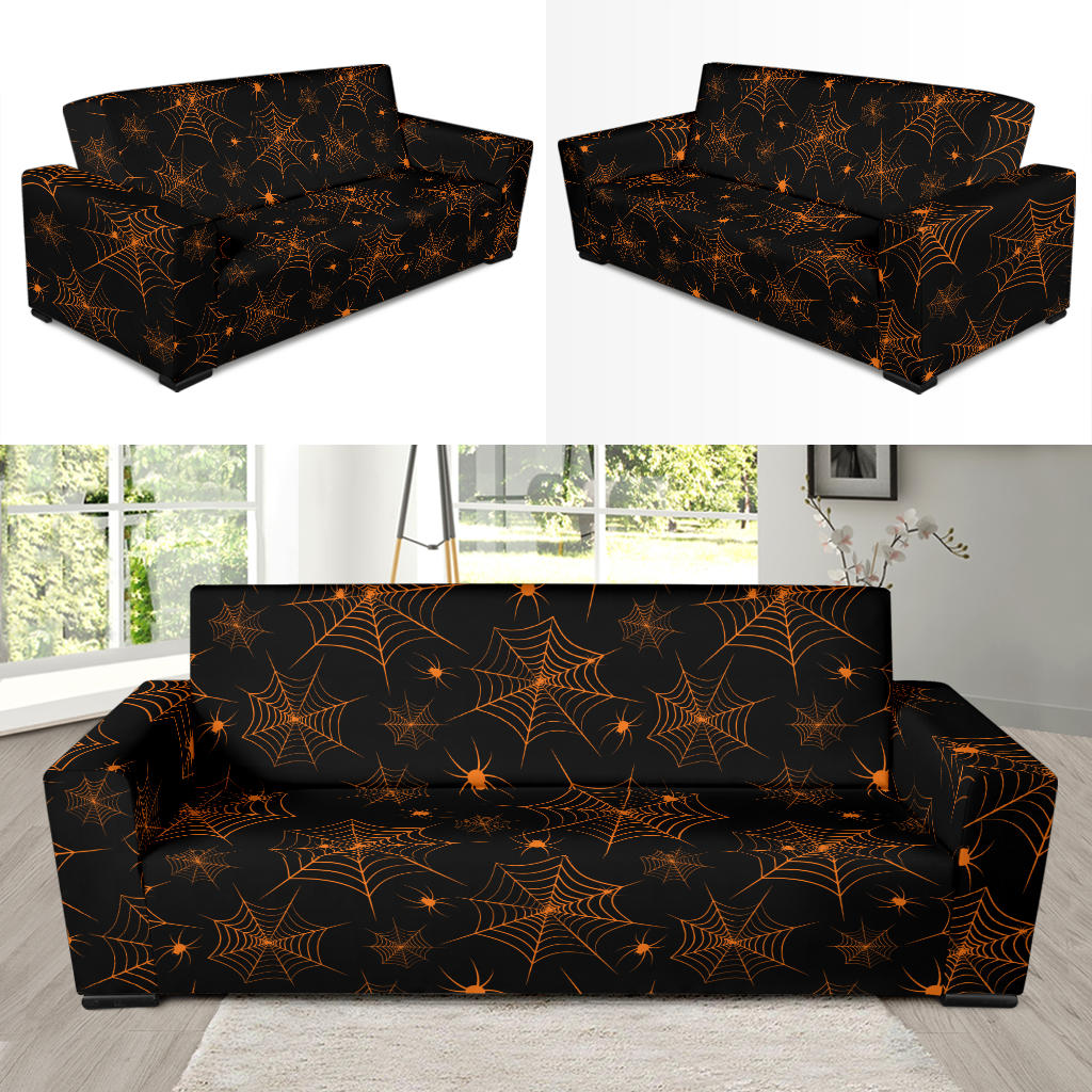 Spider Web Print Design LKS306 Sofa Slipcover