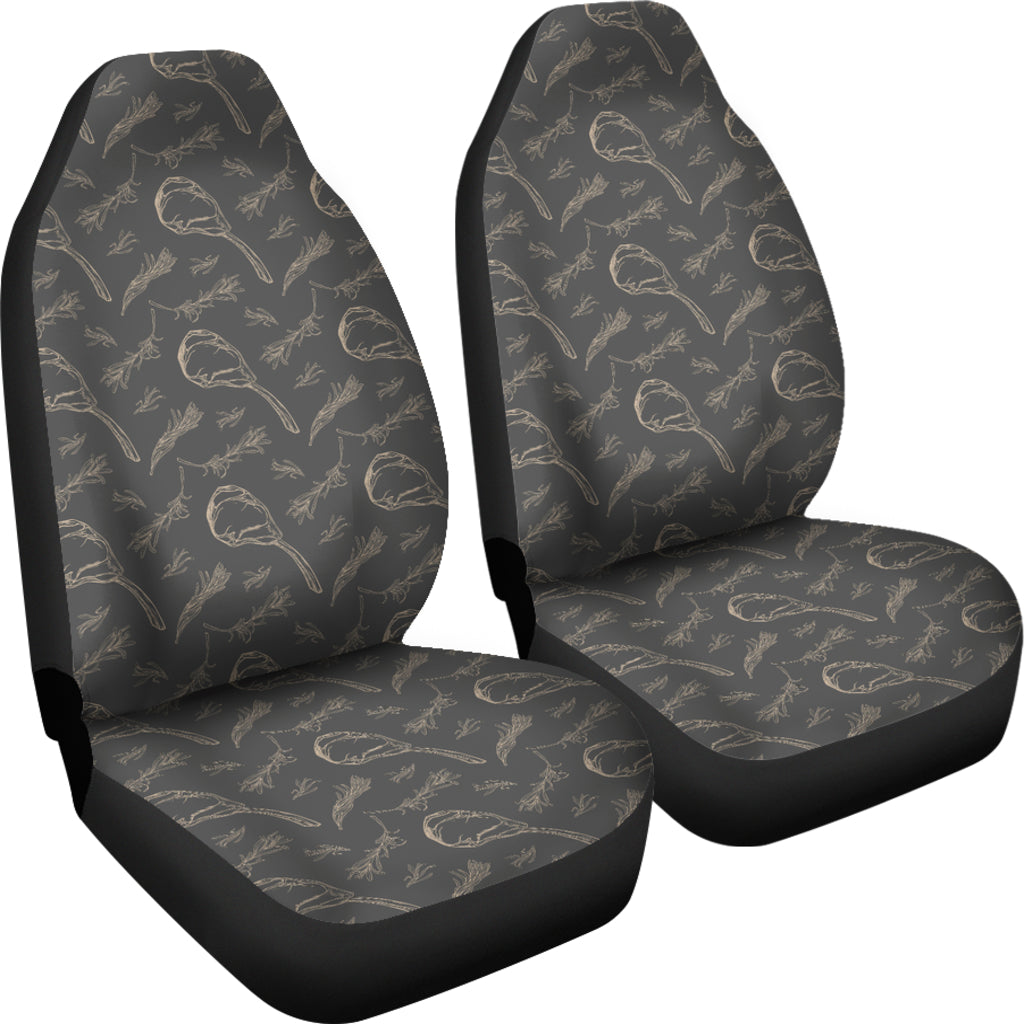 Steak Print Design LKS302 Car Seat Covers