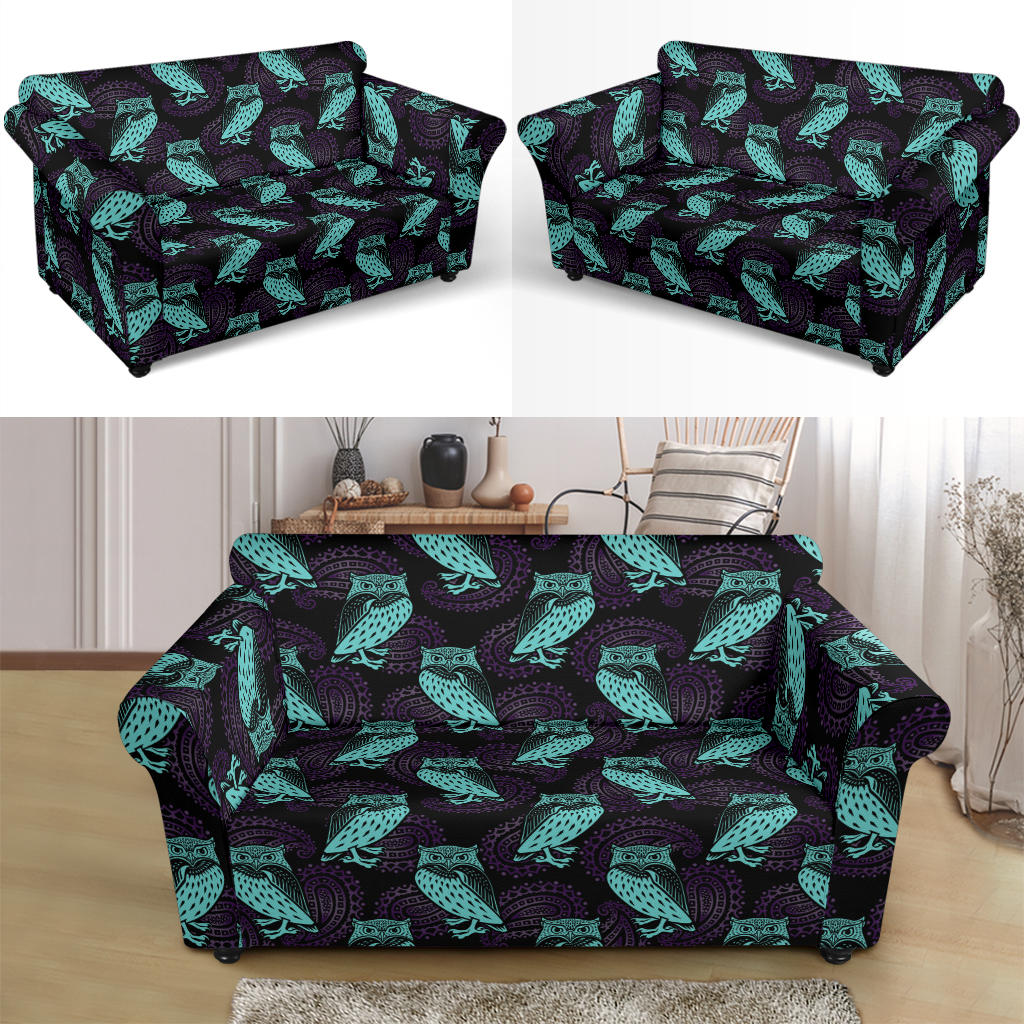 Tribal Pattern Print Design LKS3010 Loveseat Couch Slipcover