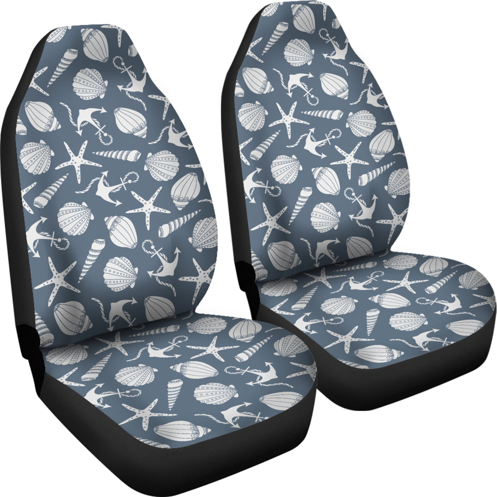 Seashell Print Design LKS306 Car Seat Covers
