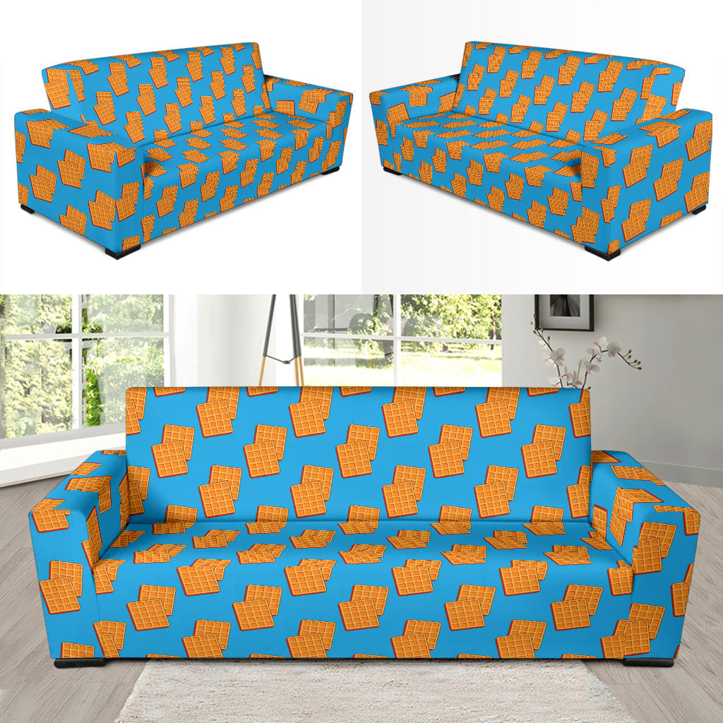 Waffle Print Design LKS304 Sofa Slipcover