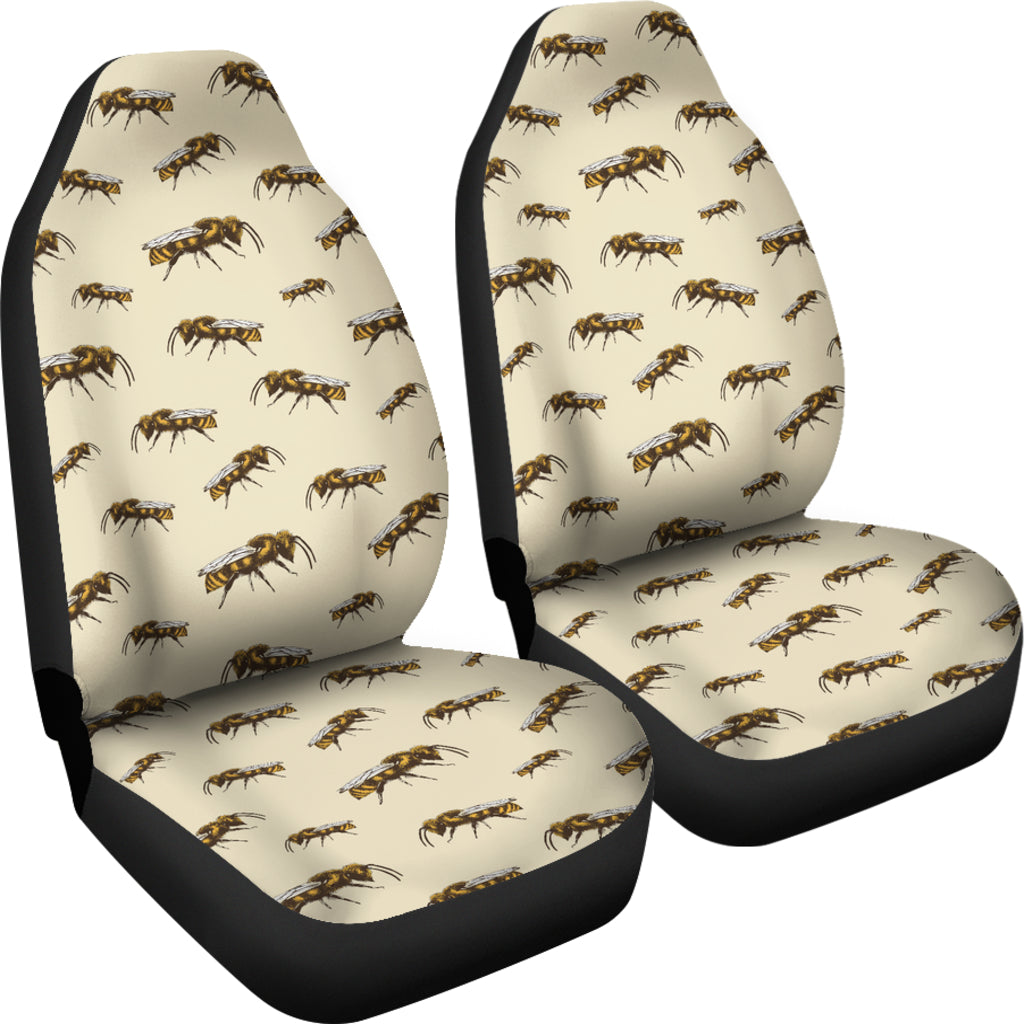 Bee Print Design LKS306 Car Seat Covers