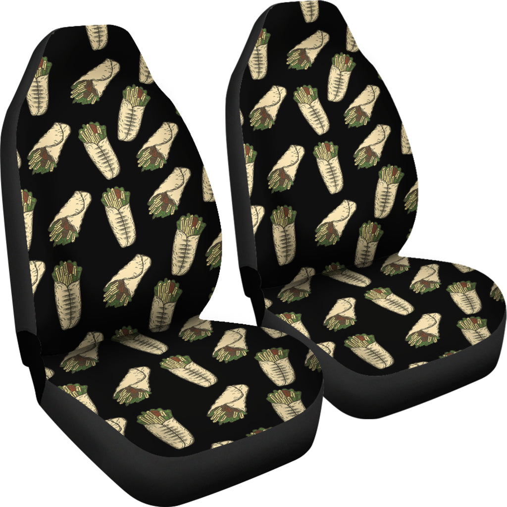 Burrito Print Design LKS303 Car Seat Covers