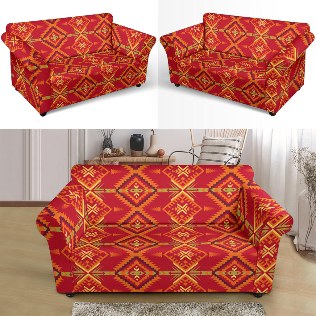 Southwest Pattern Print Design LKS305 Loveseat Couch Slipcover