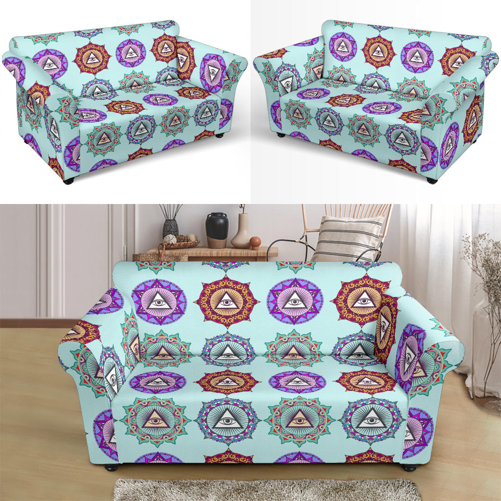 Third Eye Print Design LKS302 Loveseat Couch Slipcover