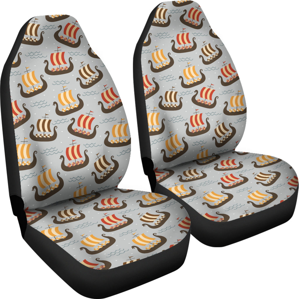 Vikings Print Design LKS308 Car Seat Covers