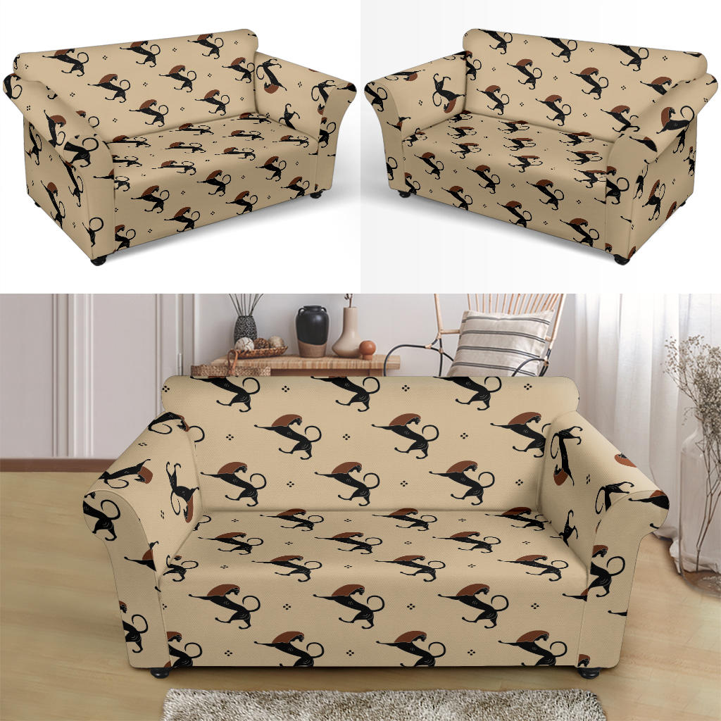 Ancient Greek Print Design LKS3011 Loveseat Couch Slipcover
