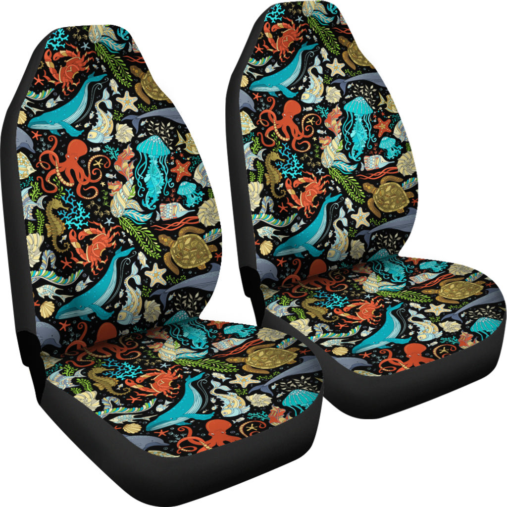 Underwater Animal Print Design LKS301 Car Seat Covers