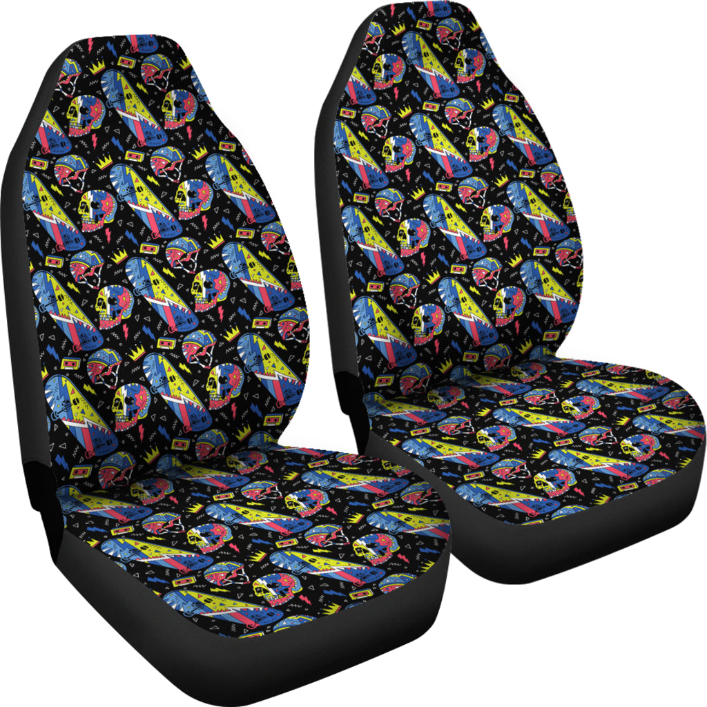 Skateboard Print Design LKS304 Car Seat Covers