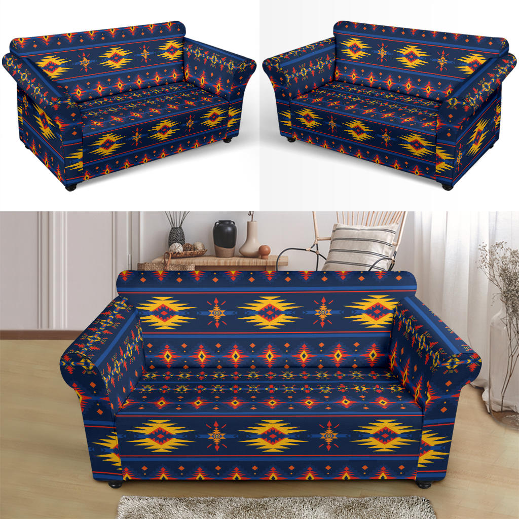 Southwest Pattern Print Design LKS306 Loveseat Couch Slipcover