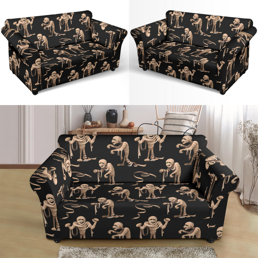 Mummy Print Design LKS302 Loveseat Couch Slipcover