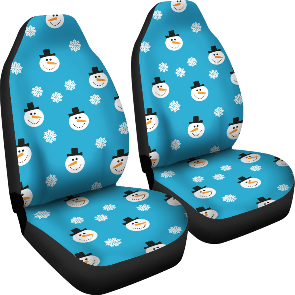 Snowman Print Design LKS303 Car Seat Covers