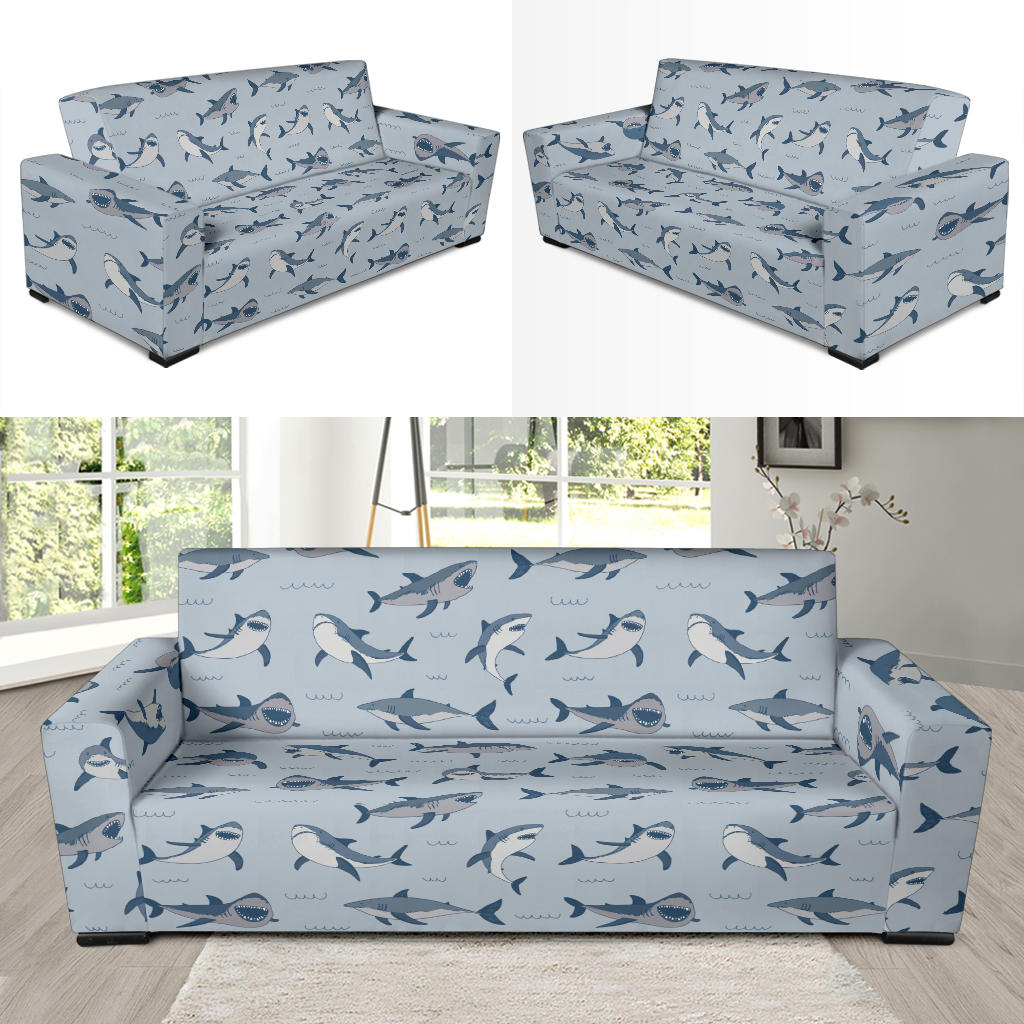 Shark Print Design LKS304 Sofa Slipcover