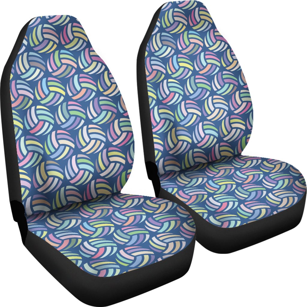Volleyball Print Design LKS301 Car Seat Covers