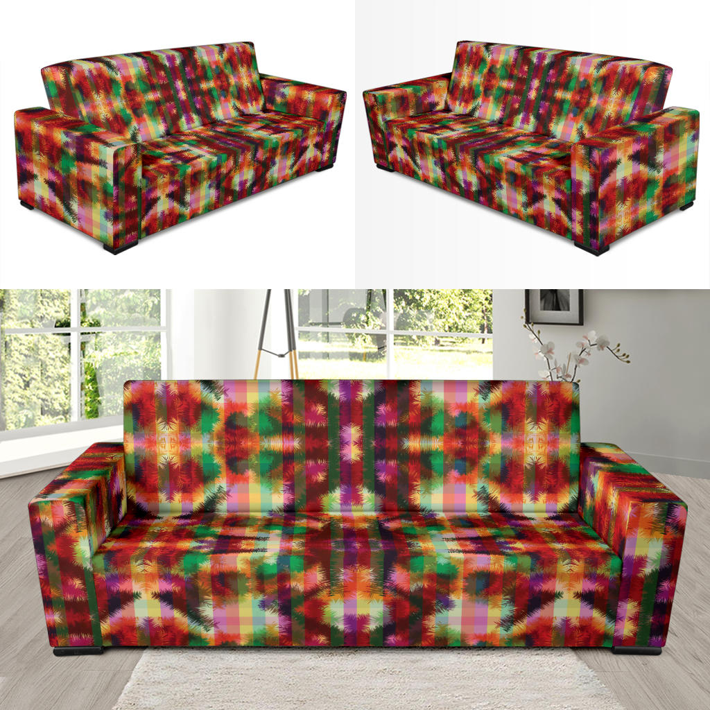 Tie Dye Print Design LKS301 Sofa Slipcover