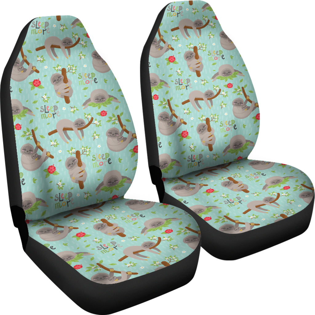 Sloth Print Design LKS305 Car Seat Covers