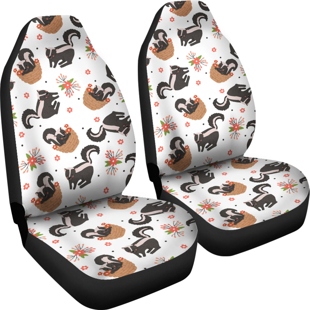 Skunk Print Design LKS304 Car Seat Covers