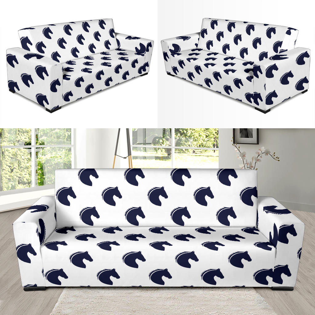 Horse Head Print Design LKS303 Sofa Slipcover