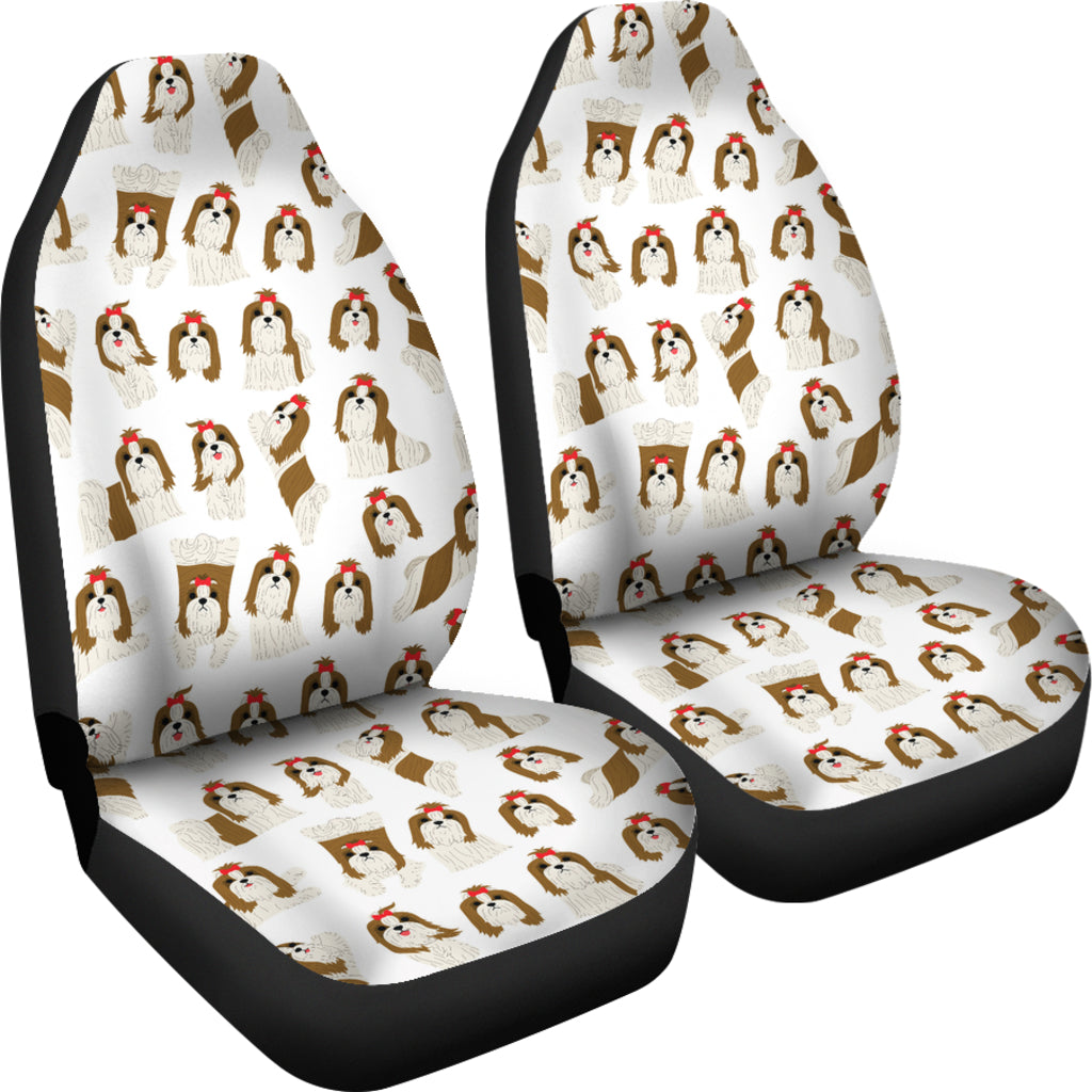 Shih Tzu Print Design LKS302 Car Seat Covers