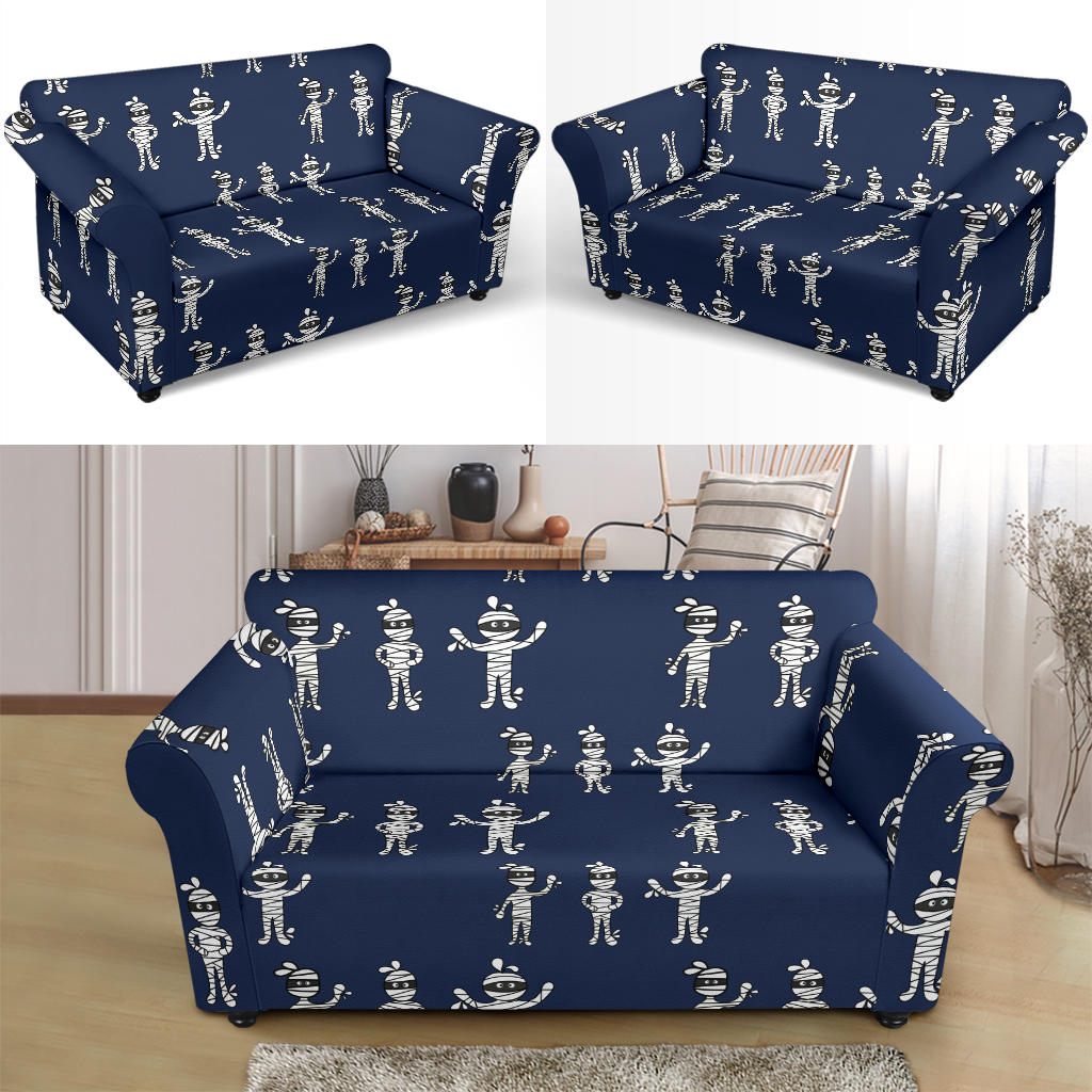 Mummy Print Design LKS306 Loveseat Couch Slipcover