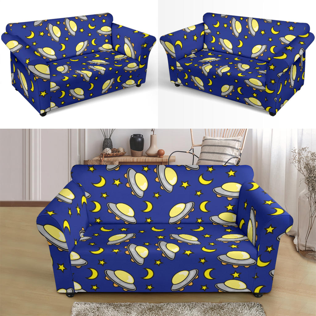 UFO Print Design LKS309 Loveseat Couch Slipcover