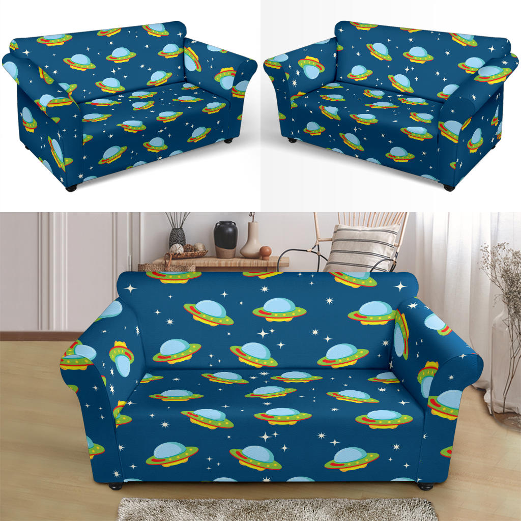 UFO Print Design LKS305 Loveseat Couch Slipcover