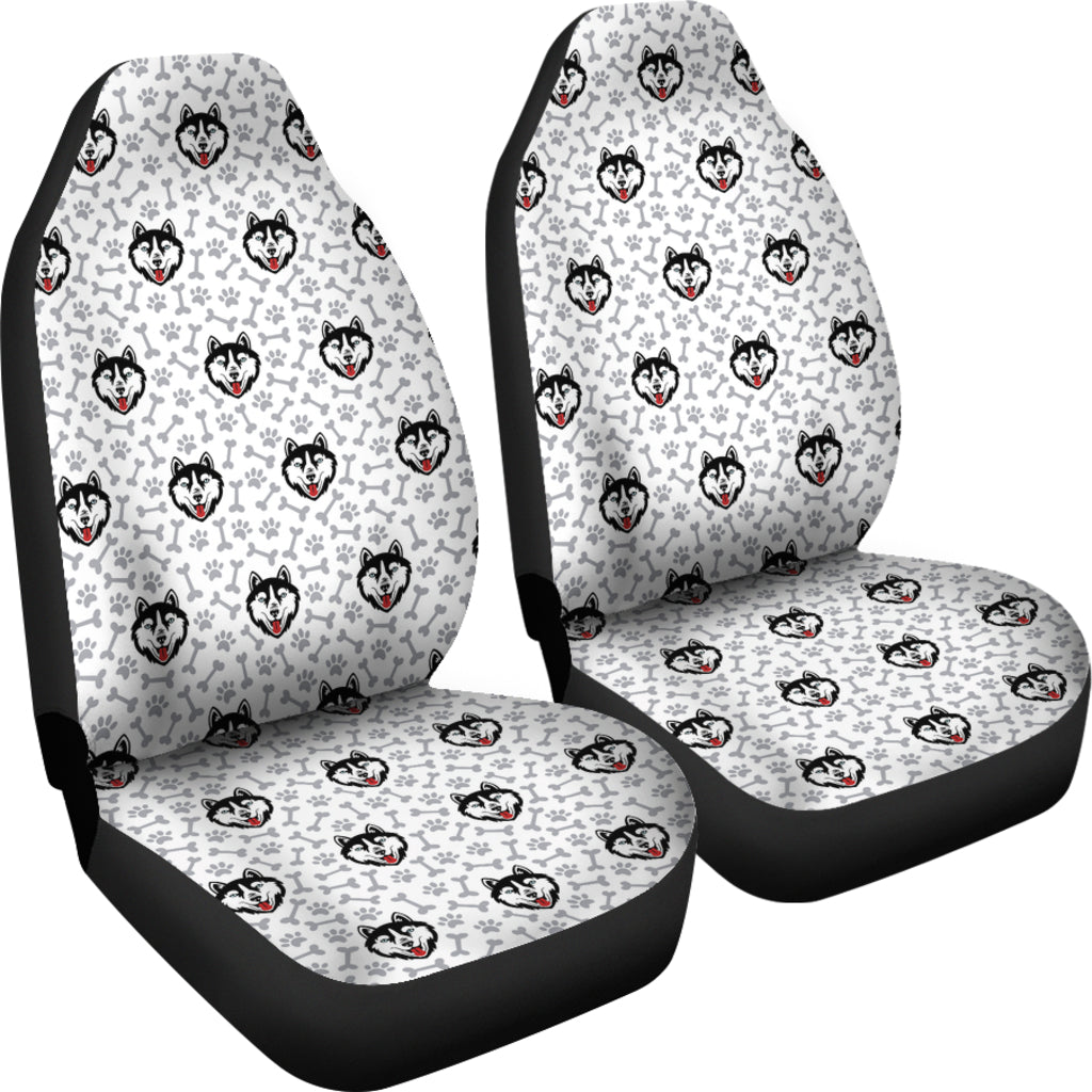 Siberian Huskies Print Design LKS305 Car Seat Covers