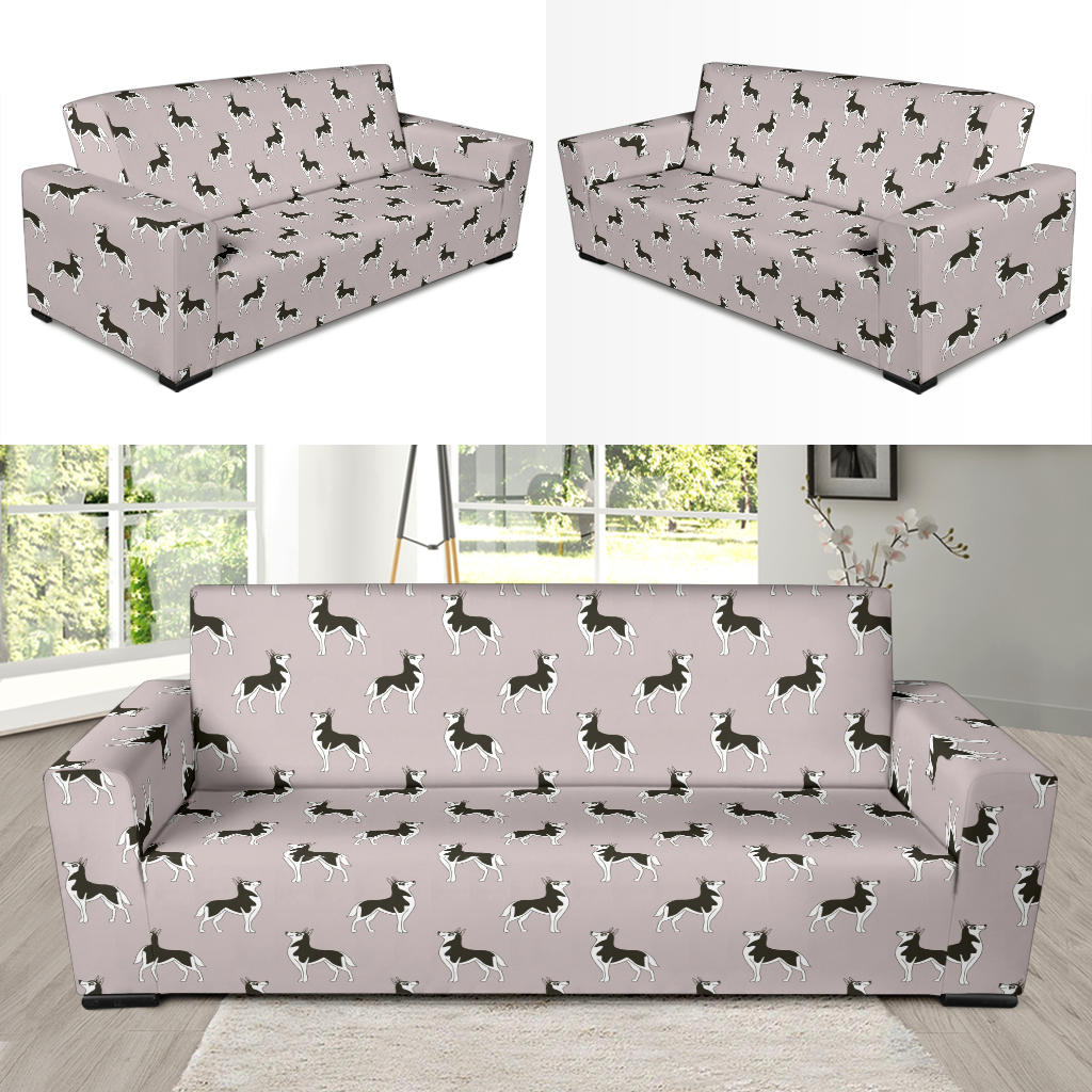 Siberian Huskies Print Design LKS301 Sofa Slipcover
