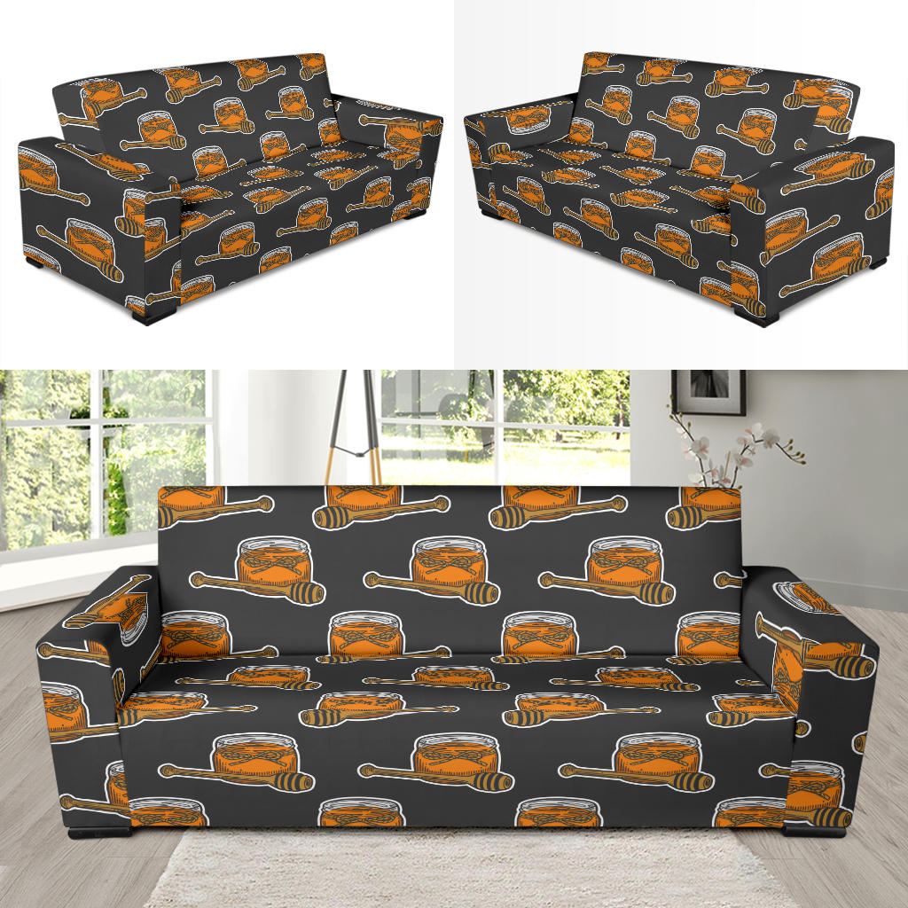 Honey Bee Print Design LKS305 Sofa Slipcover