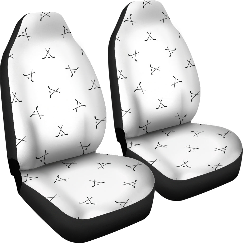 Hockey Print Design LKS304 Car Seat Covers