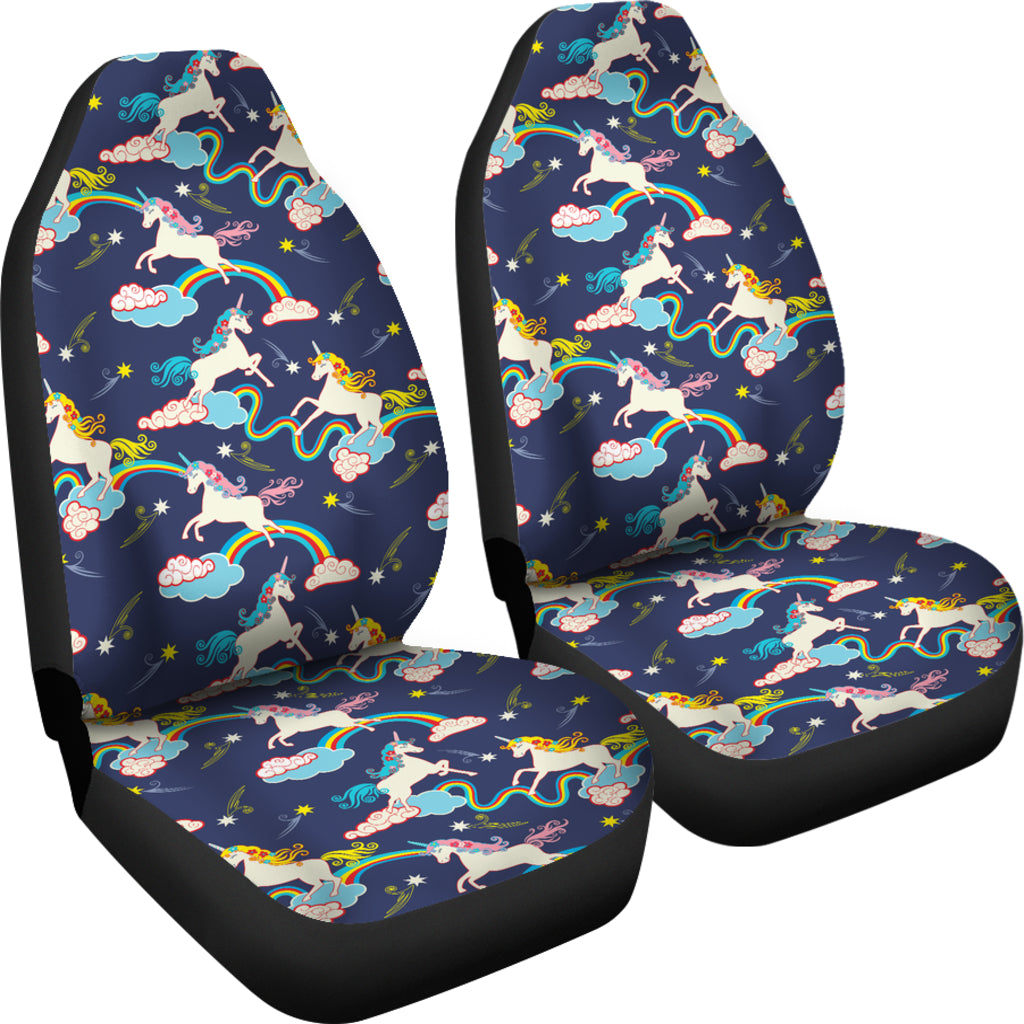 Unicorn Print Design LKS304 Car Seat Covers