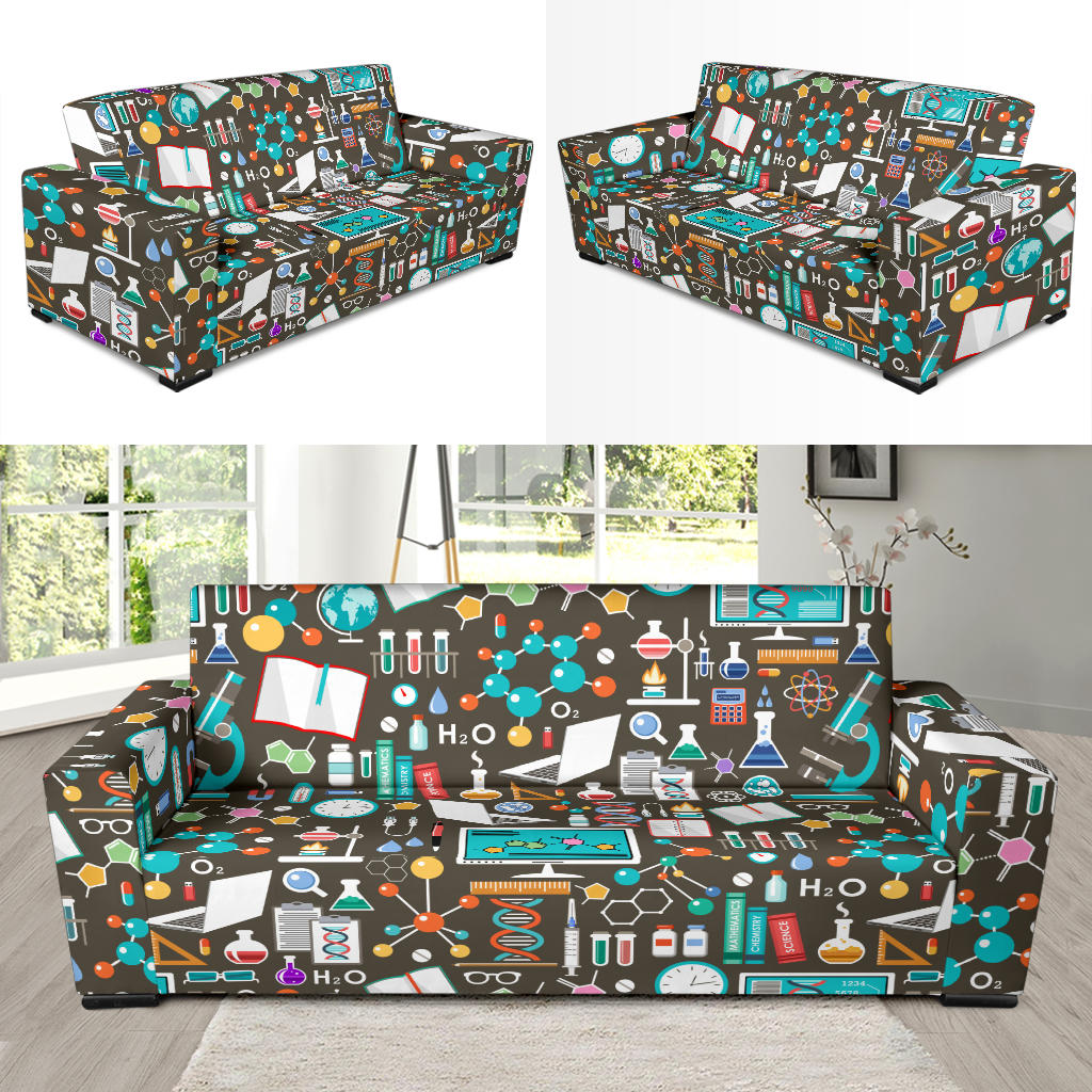 Science Print Design LKS303 Sofa Slipcover