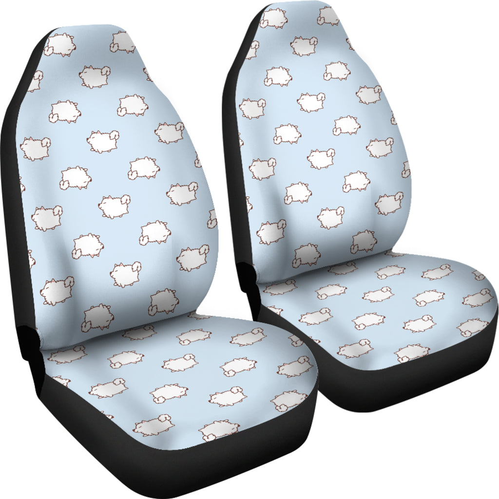 Samoyeds Print Design LKS301 Car Seat Covers