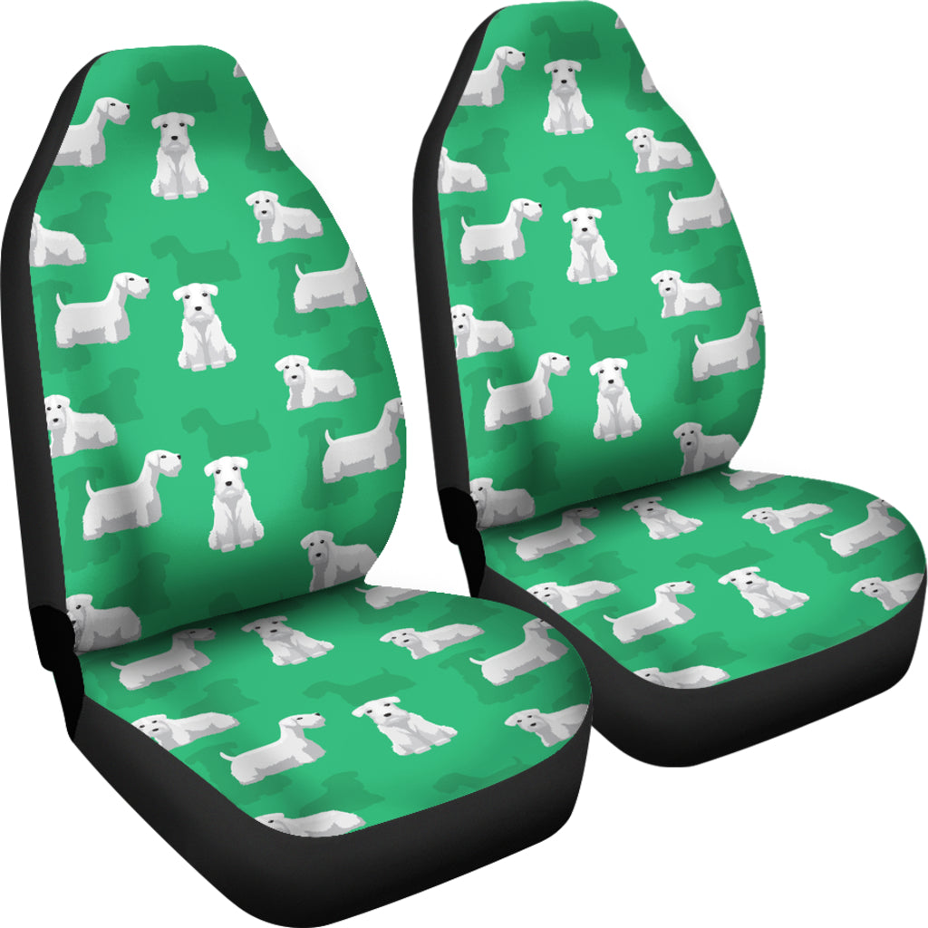 Sealyham Terriers Print Design LKS301 Car Seat Covers