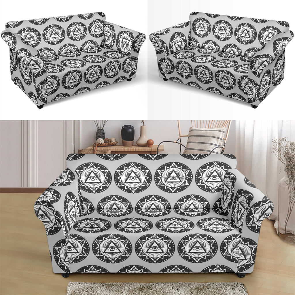 Third Eye Print Design LKS301 Loveseat Couch Slipcover