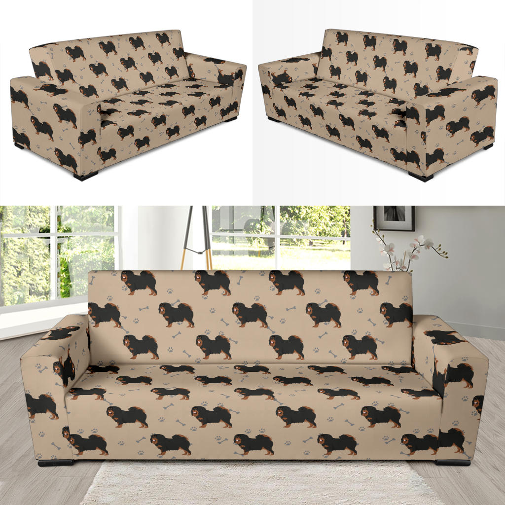Tibetan Mastiffs Print Design LKS301 Sofa Slipcover