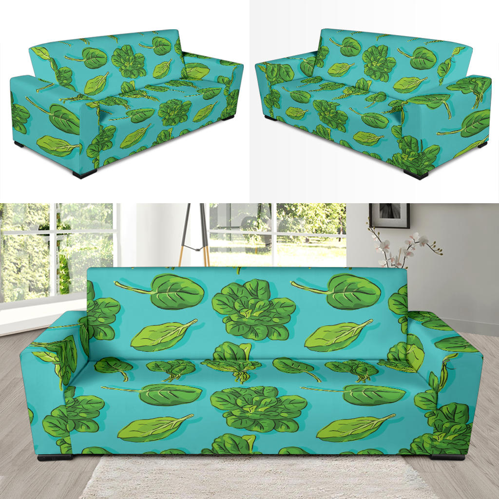 Spinach Print Design LKS301 Sofa Slipcover