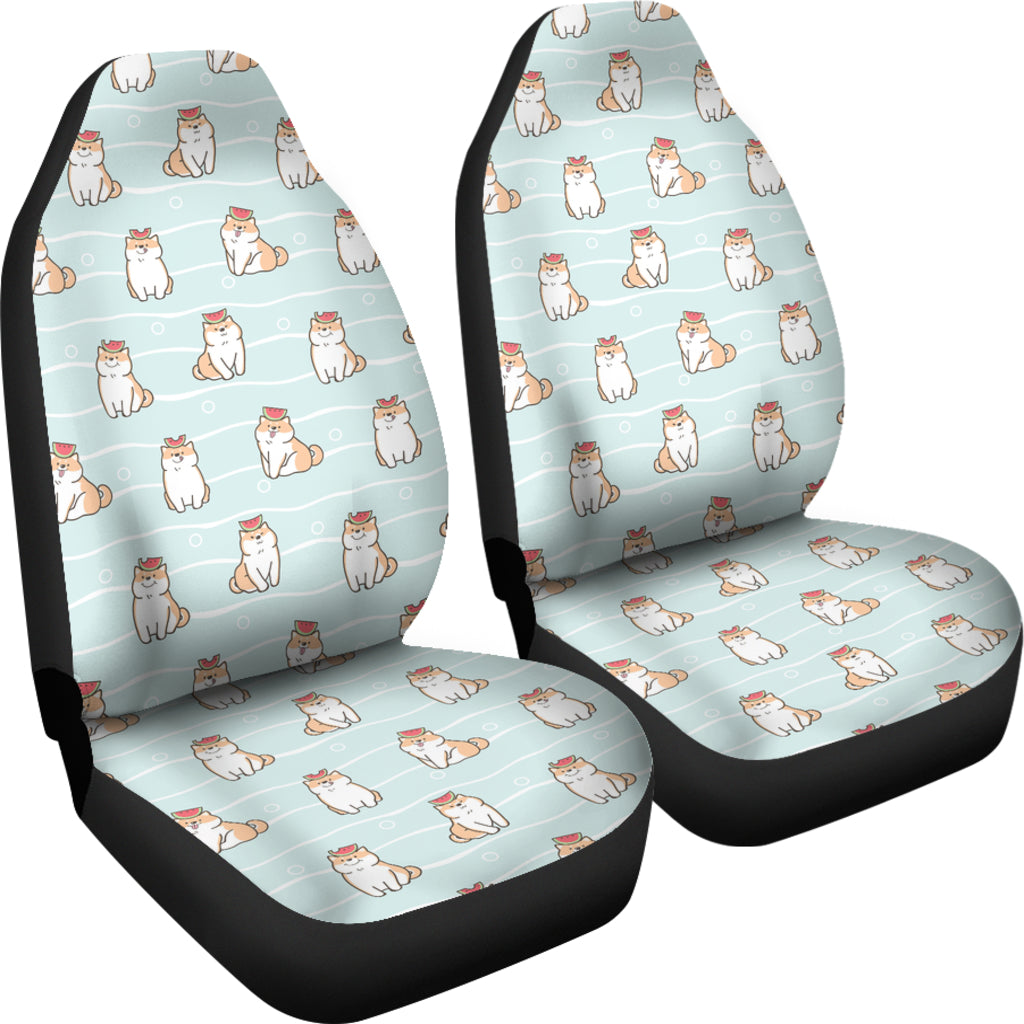 Shiba Inu Print Design LKS3011 Car Seat Covers