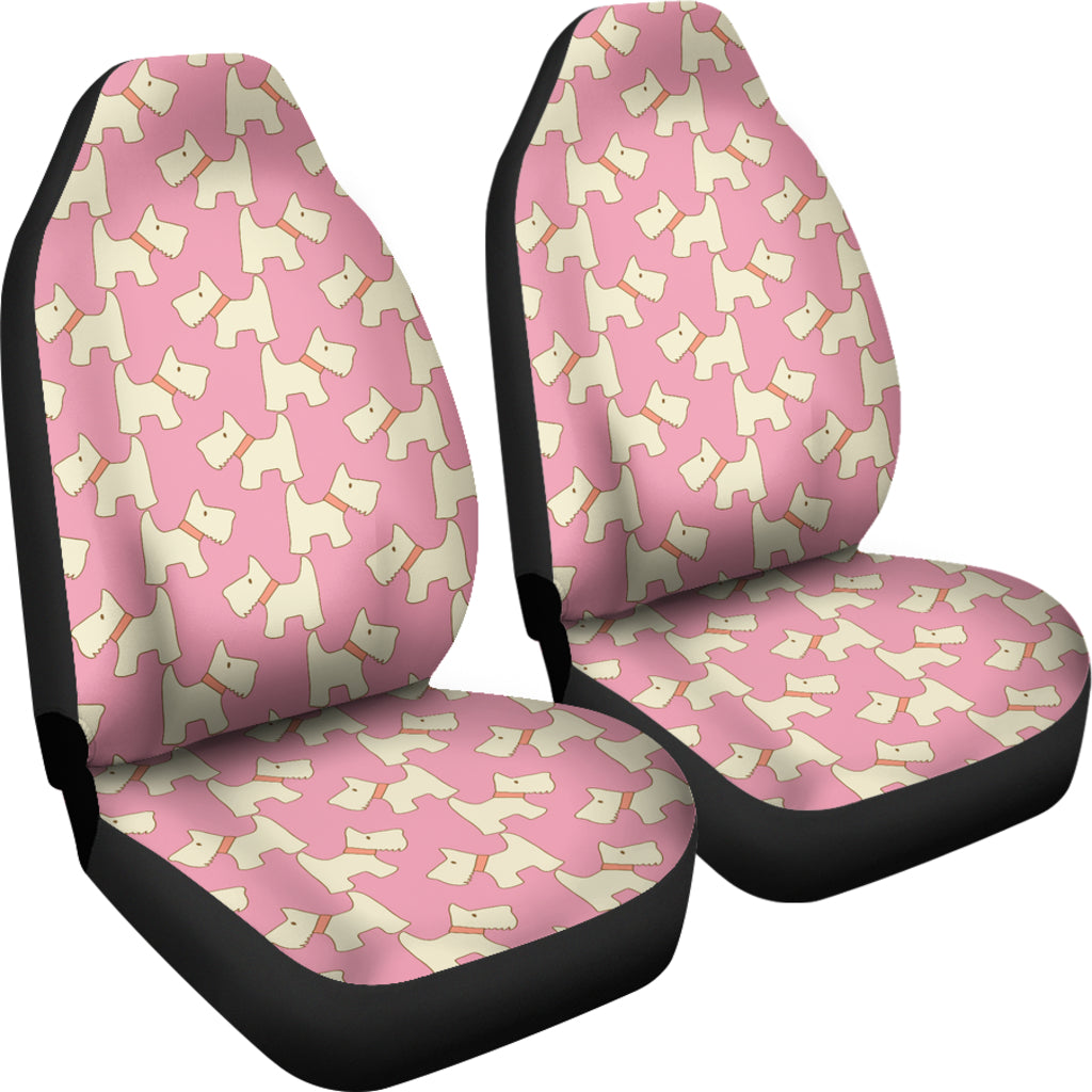 Scottish Terriers Print Design LKS306 Car Seat Covers