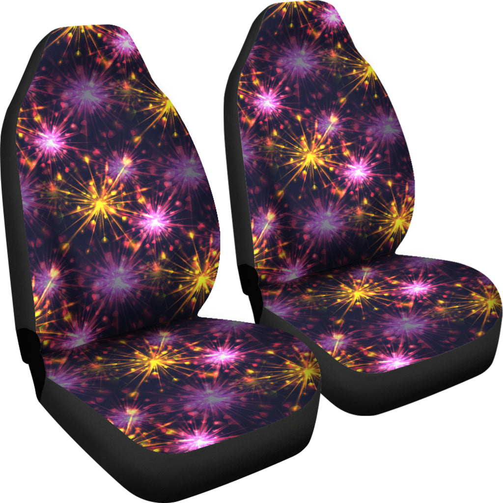 Firework Print Design LKS303 Car Seat Covers