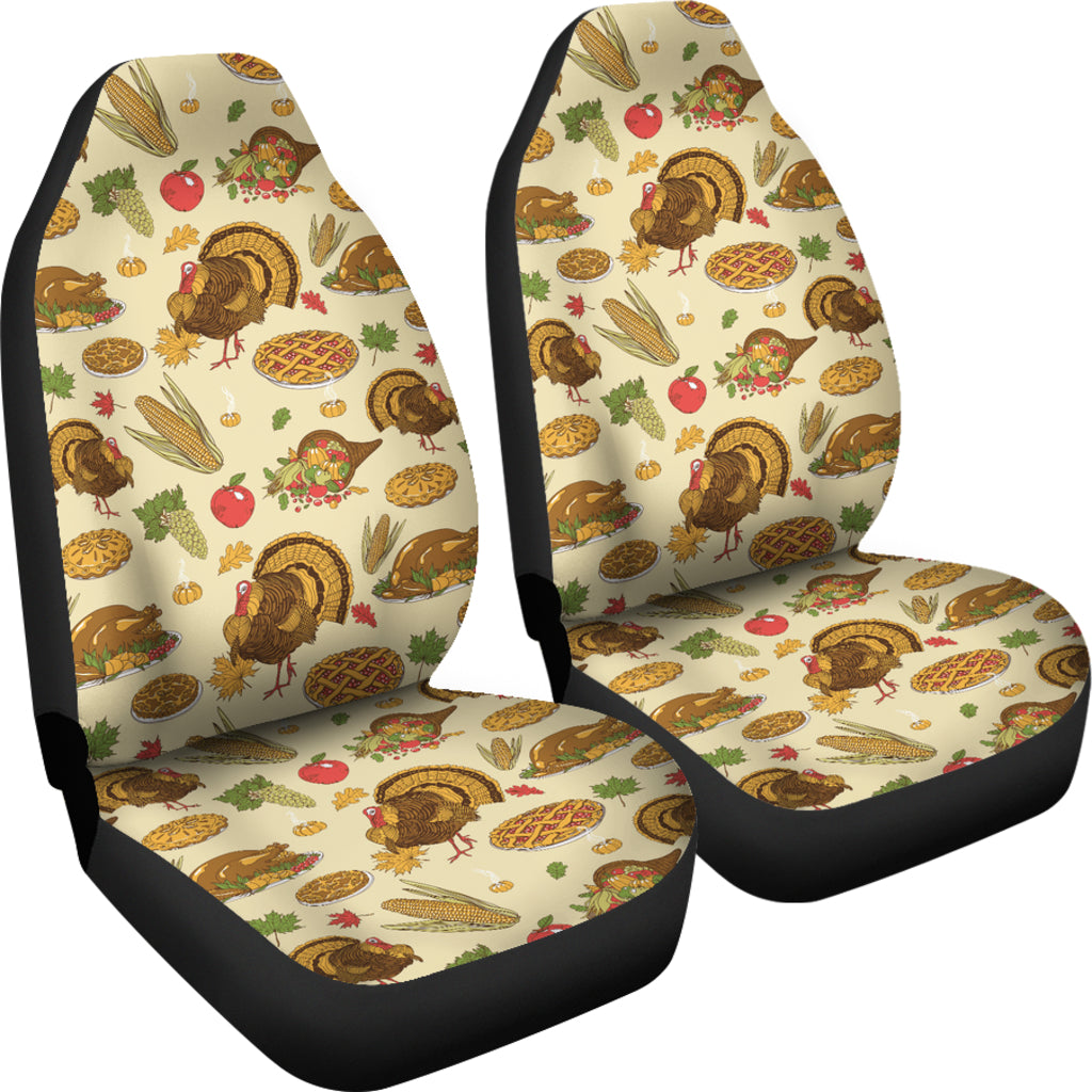 Thanksgiving Print Design LKS302 Car Seat Covers