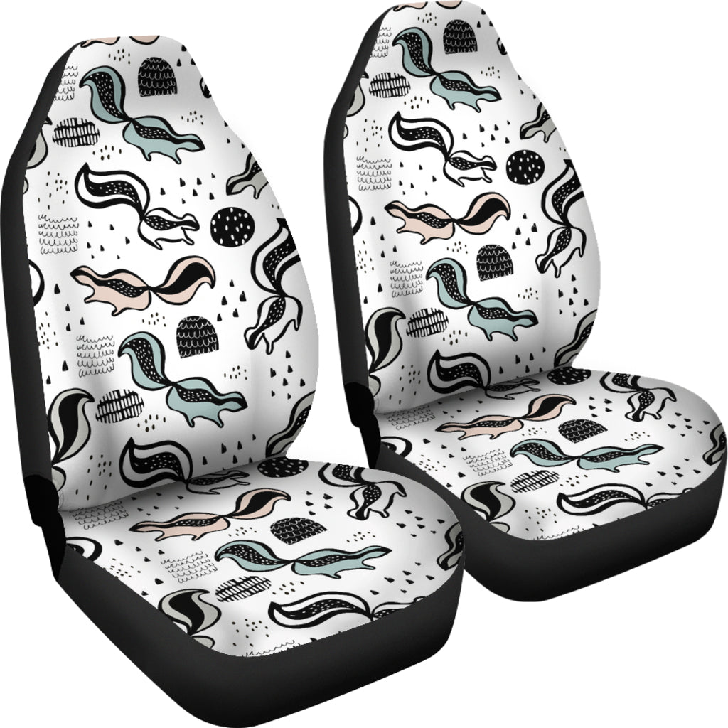 Skunk Print Design LKS303 Car Seat Covers